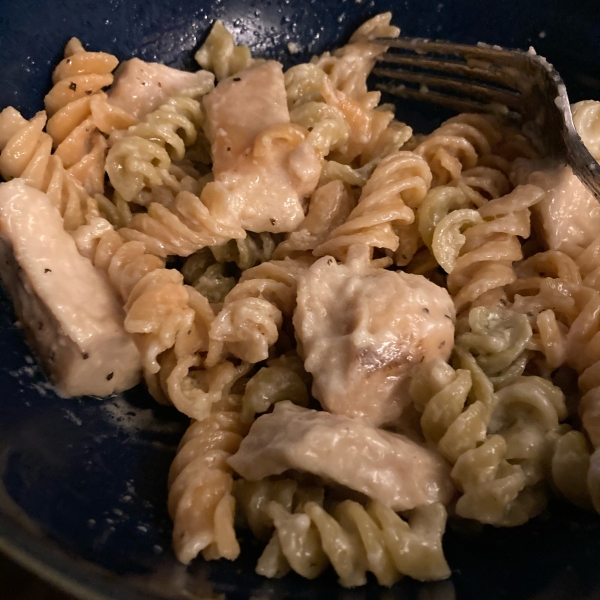 Garlicky Vodka Alfredo