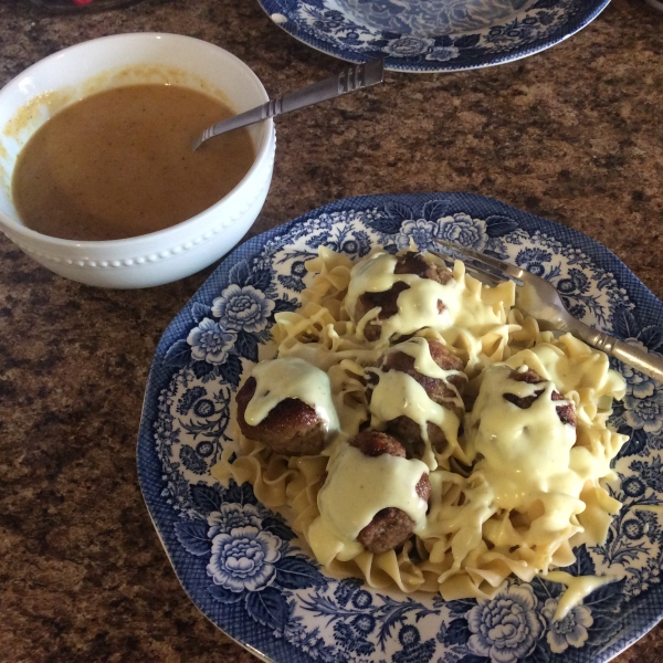 Greek Lamb Meatballs in Lemon Sauce