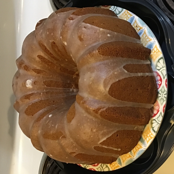 Lemon-Buttermilk Pound Cake with Aunt Evelyn's Lemon Glaze