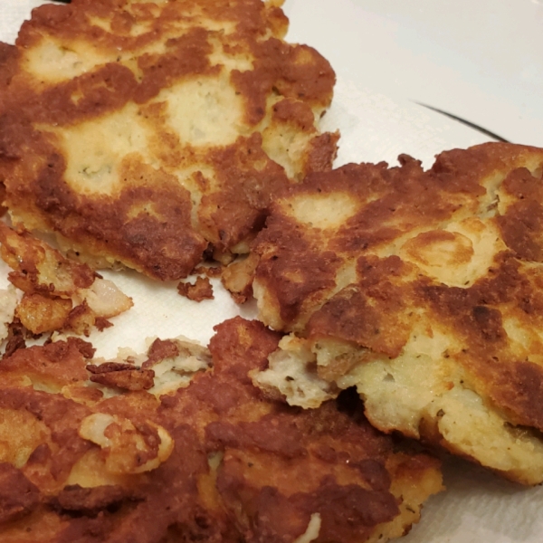 Leftover Mashed Potato Pancakes