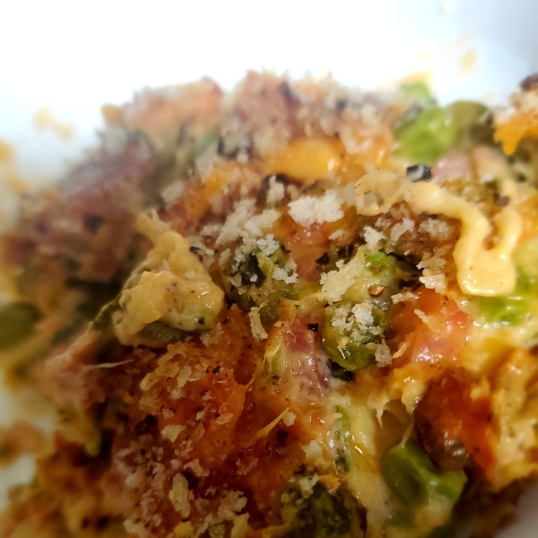 Cheesy Tuna and Zucchini Noodle Casserole