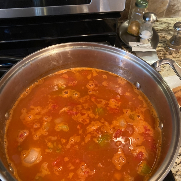 Tomato Garbanzo Soup with Rice