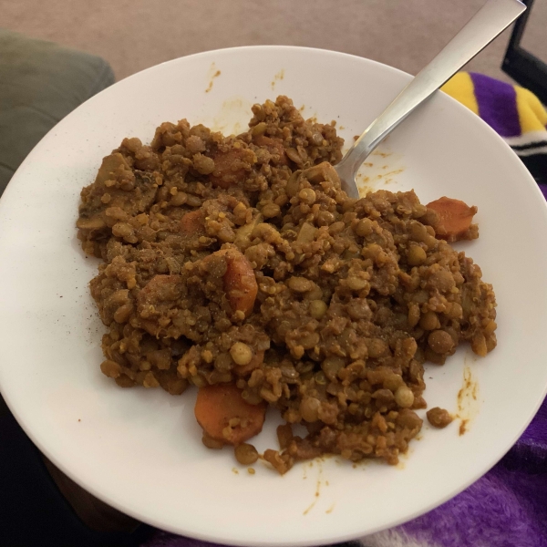 Spicy Lentil Quinoa Curry