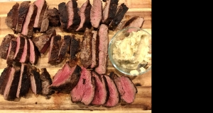Grilled Filet Mignon with Blue Cheese Butter