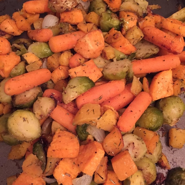 Seasoned Roasted Root Vegetables