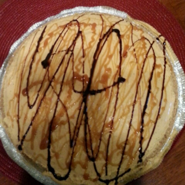 Pumpkin Pecan No-Bake Cheesecake Pie
