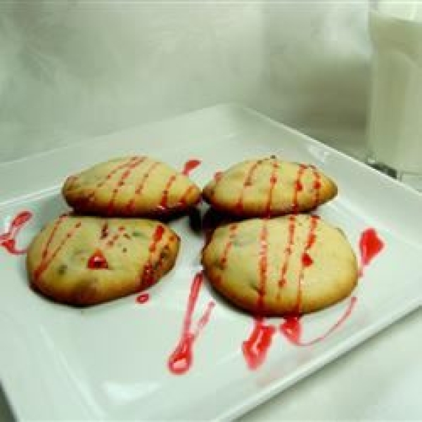 Raspberry Chocolate Cookies