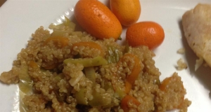 Quinoa with Kumquats and Leeks