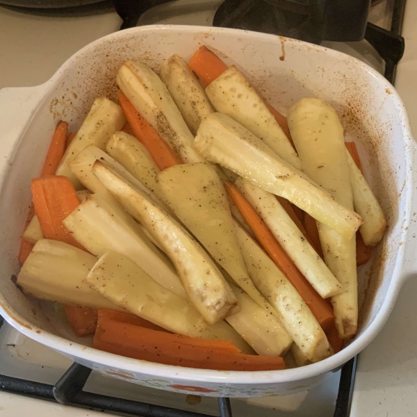 DSF's Honey-Roasted Carrots and Parsnips
