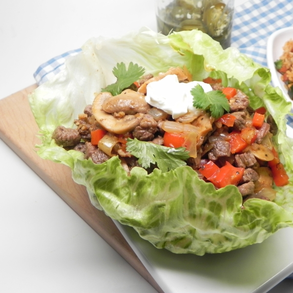 Fajita Lettuce Cups