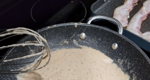 Old-Time Kentucky Bacon Milk Gravy for Biscuits