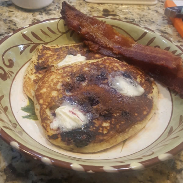 Blueberry Almond Pancakes