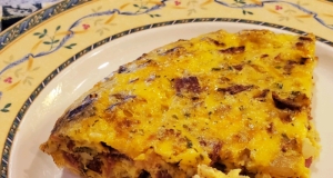 Corned Beef Hash Crustless Quiche