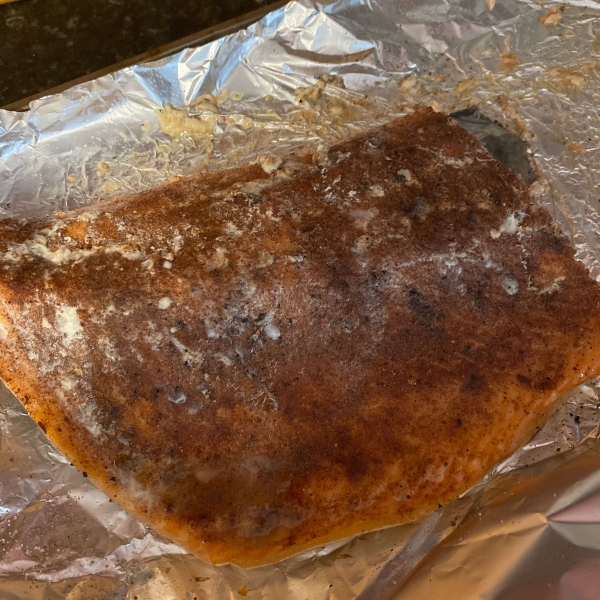 Cold Roasted Moroccan Spiced Salmon