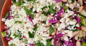 Chopped Vegetable Salad with Beans