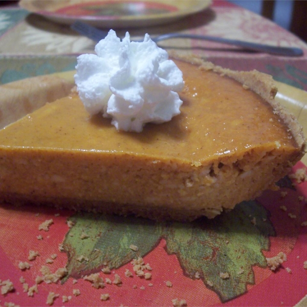 Pumpkin Cheese Pie with Condensed Milk