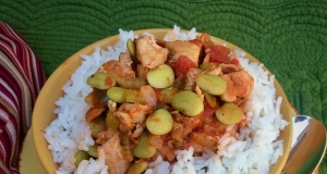 Creole Chicken Stew with Baby Lima Beans