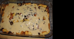 Best Bread Pudding with Vanilla Sauce