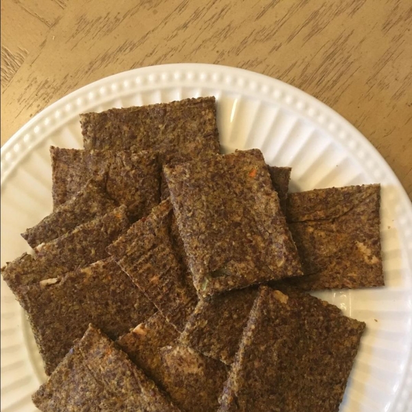 Cheezy Flax Crackers