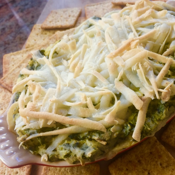 Vegan Spinach Dip with Artichokes