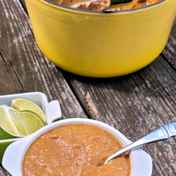 Vegan Black Bean Soup with Pumpkin