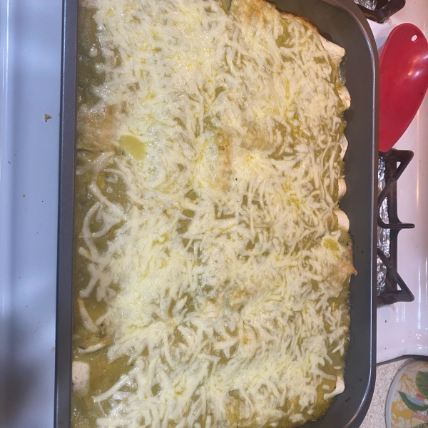 Jalapeno Cream Cheese Chicken Enchiladas