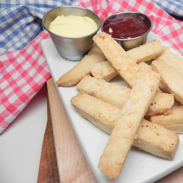 Air Fryer Shortbread Cookie Fries