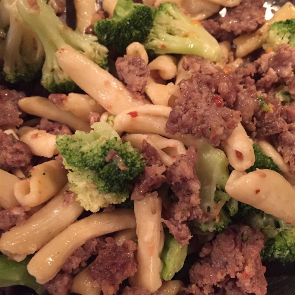 Broccoli and Sausage Cavatelli